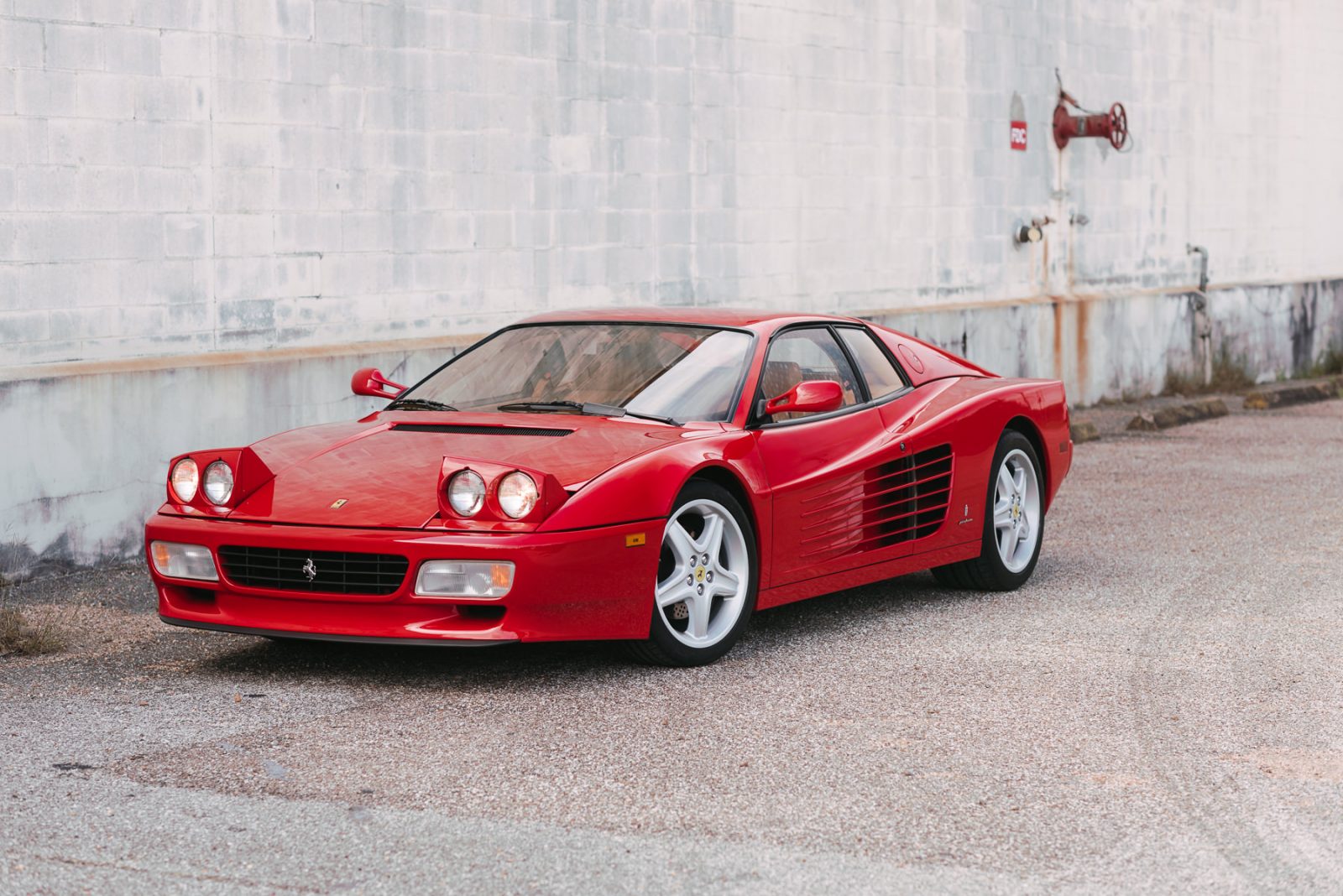 1992 Ferrari 512 Testarossa photographed in Houston, Texas